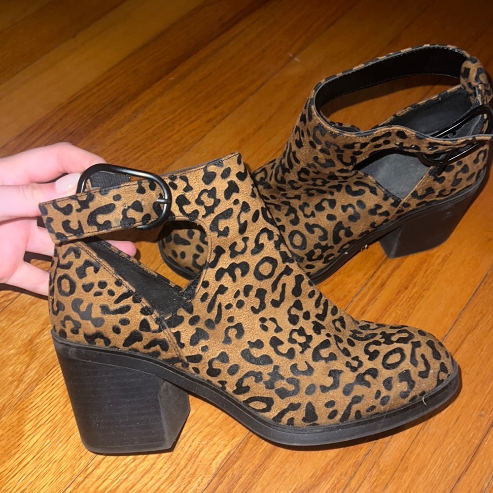 Cheetah booties